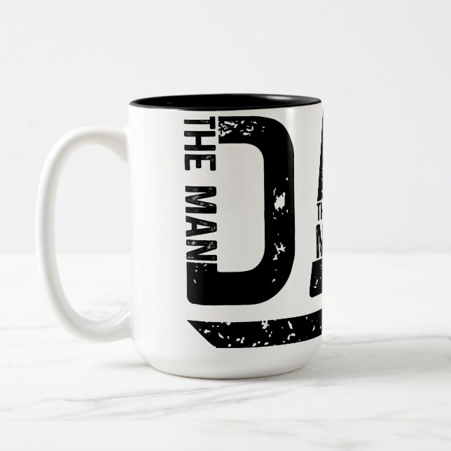 Man Myth Legend Pappa-kaffe Mugg (Vänster)