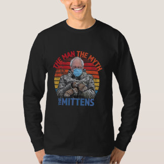 Man Myth Mittens Funny Inauguration Bernie Sanders T Shirt