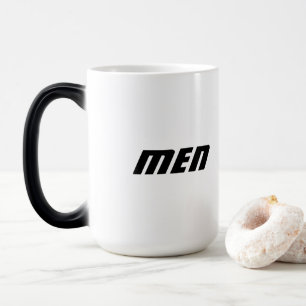 Man Namn Tryckt Trevlig Och Bekväm Grip-Kopp Magisk Mugg