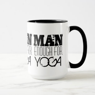 MAN NOG FÖR YOGA-Text Mugg