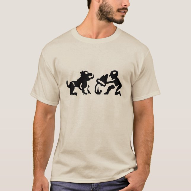 Man och beast t shirt (Framsida)