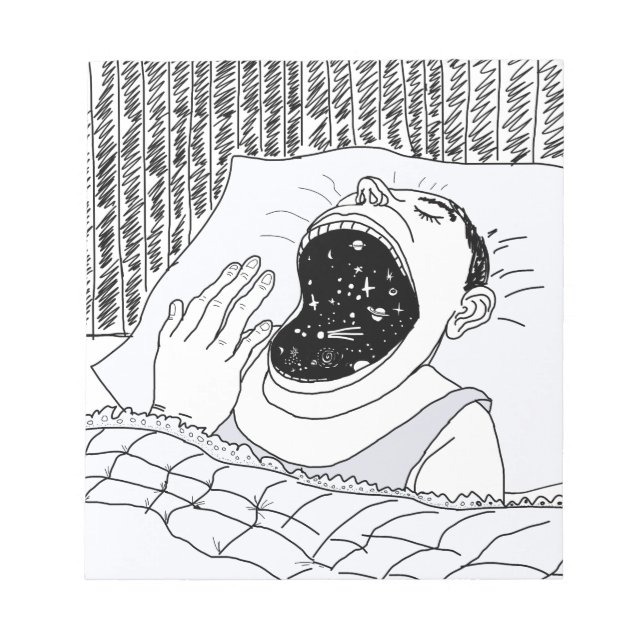 MAN OCH COSMOS ANTECKNINGSBLOCK (Framsida)