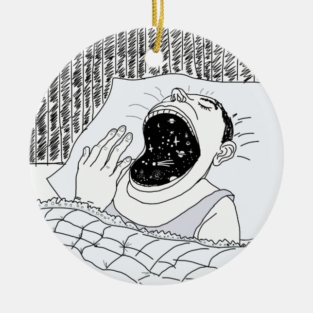 MAN OCH COSMOS JULGRANSPRYDNAD KERAMIK (Framsidan)