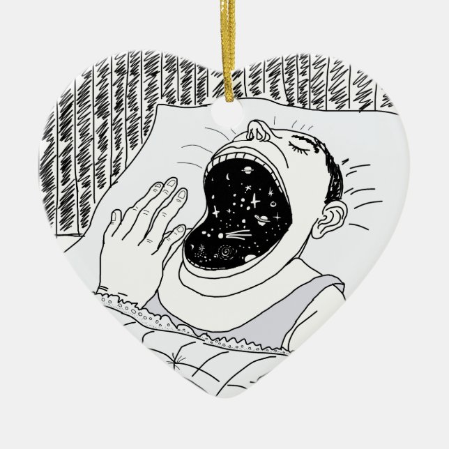 MAN OCH COSMOS JULGRANSPRYDNAD KERAMIK (Framsidan)