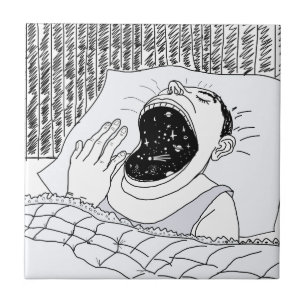 MAN OCH COSMOS KAKELPLATTA