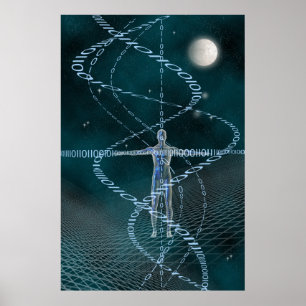 Man och Cyberspace Poster