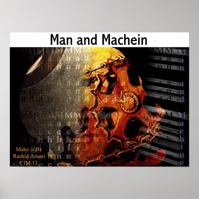 Man och Machien Poster (Framsidan)