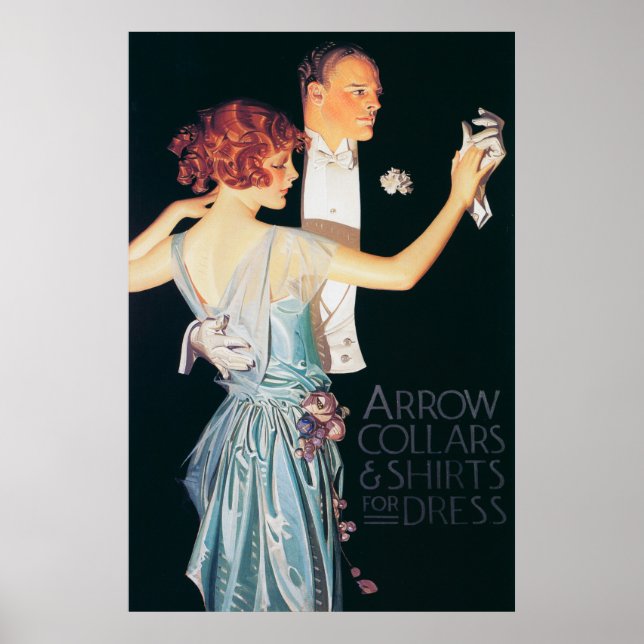 Man och Woman Dancing av Leyendecker Poster (Framsidan)