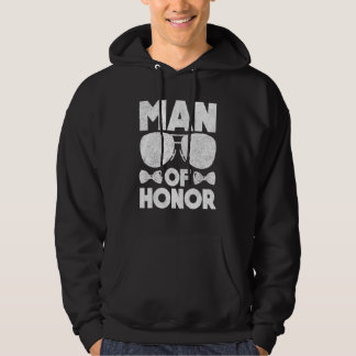 Man of Honor Bestkompis Bröllop Möhippa Brid Hoodie