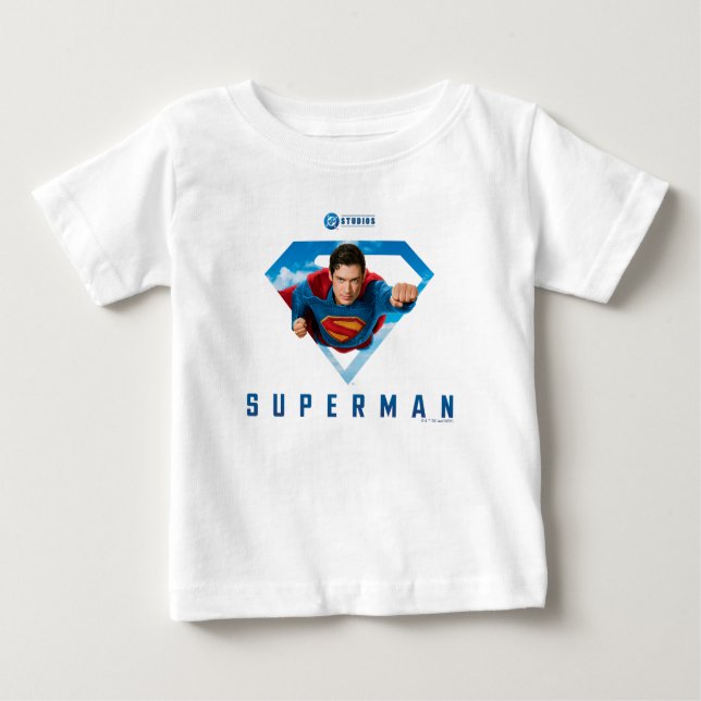 Man of Steel i flykt T Shirt (Framsida)