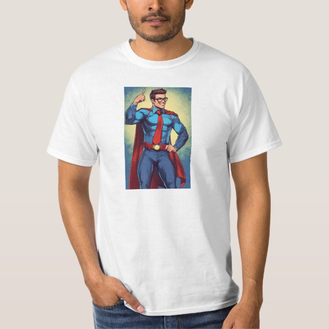 "Man of Steel Vibes" T Shirt (Framsida)