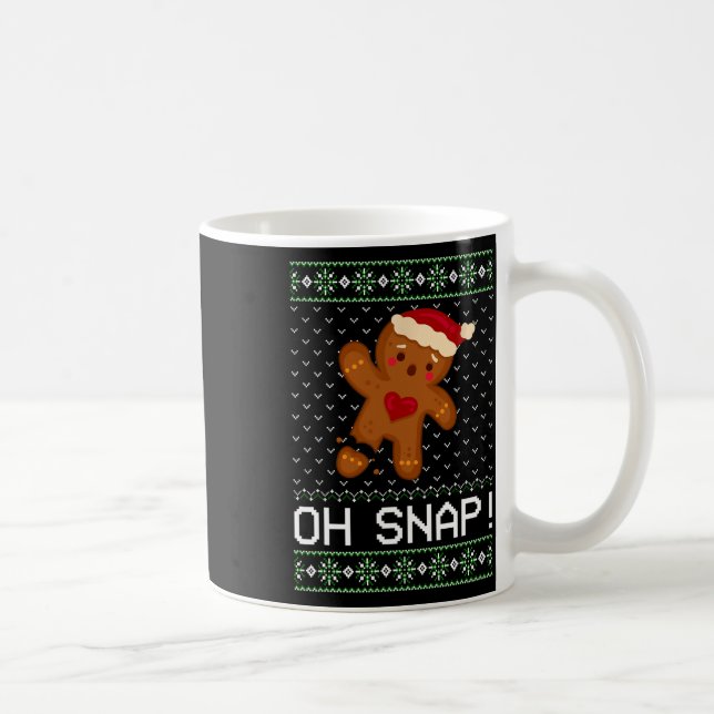 Man Oh Snap jul Cookie Kaffemugg (Höger)