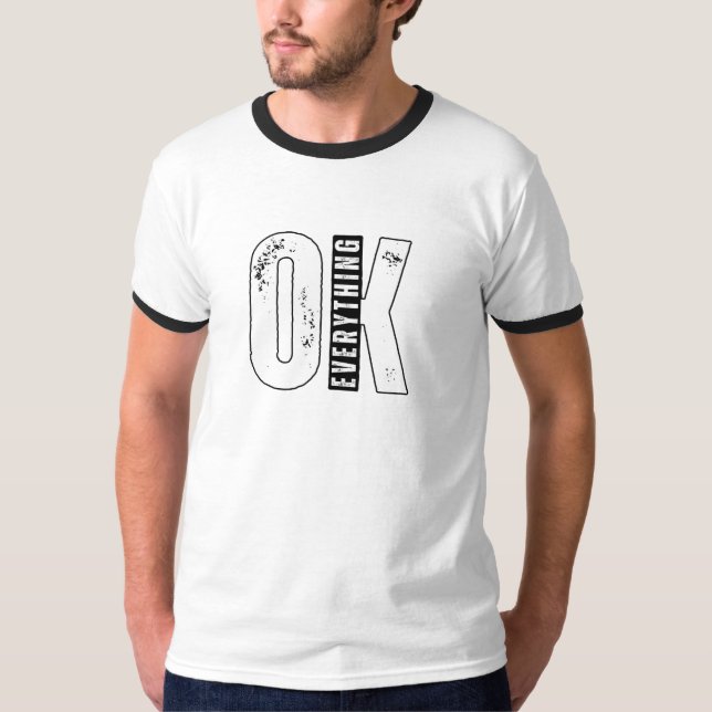 Man ok tshirt t shirt (Framsida)