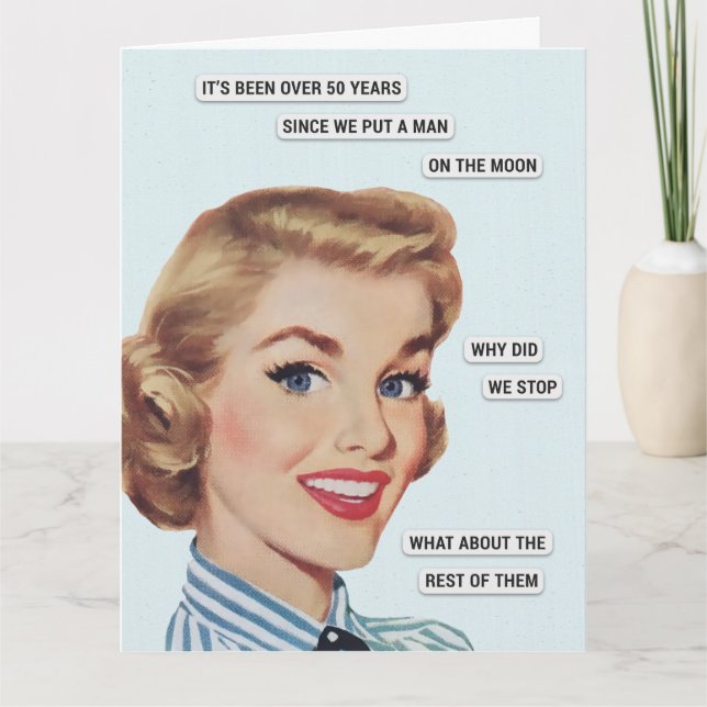 Man On The Moon Kort (Framsida)