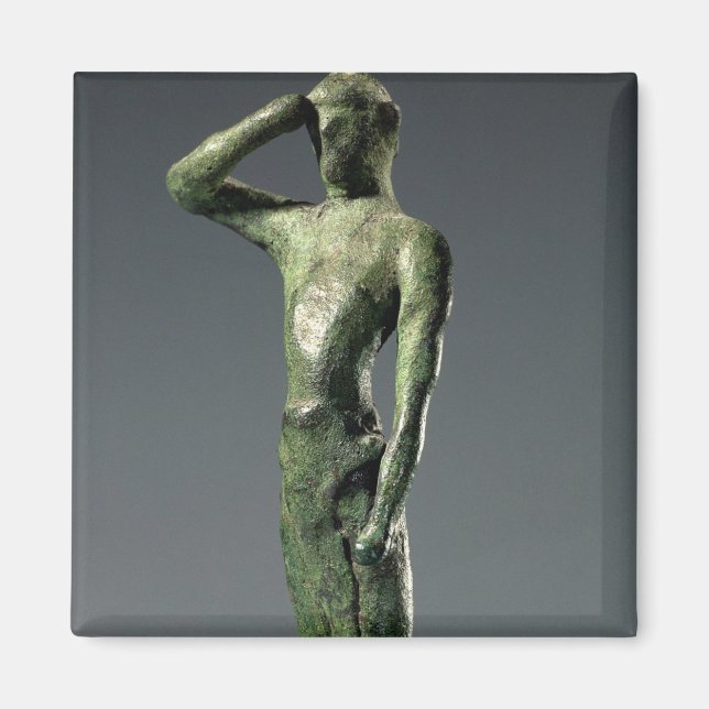 Man på bön, ärkegrek, skulptur... magnet (Framsidan)