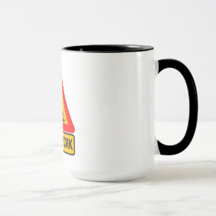 Män på jobbet Rolig kaffemug Mugg