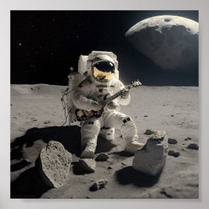 Man på måne-serien poster