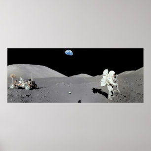 Man på månen poster