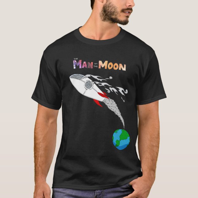 Man på månen t-shirt (Framsida)