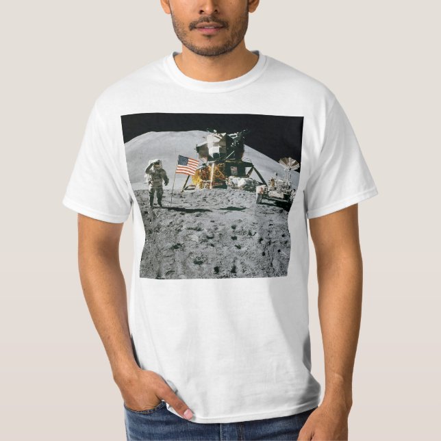 Man på månen t-shirt (Framsida)