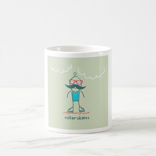 Man På Rullskridskor Kaffemugg (Skapare uppladdad)