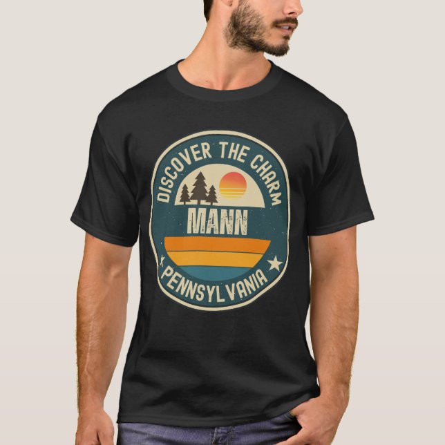 Man, Pennsylvania T Shirt (Framsida)