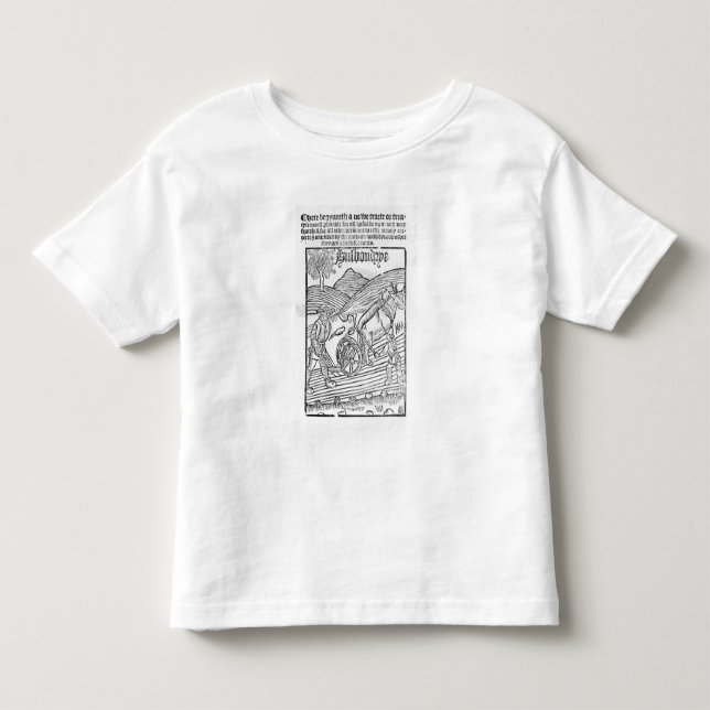 Man Plowing a Fält Tee Shirt (Framsida)