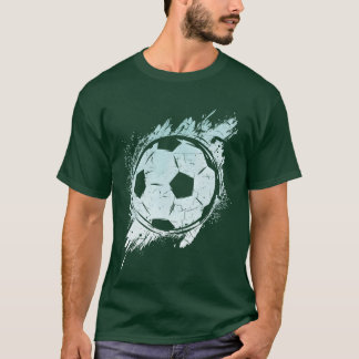 Män Pojkar Fotboll Sport Kärlek present T Shirt