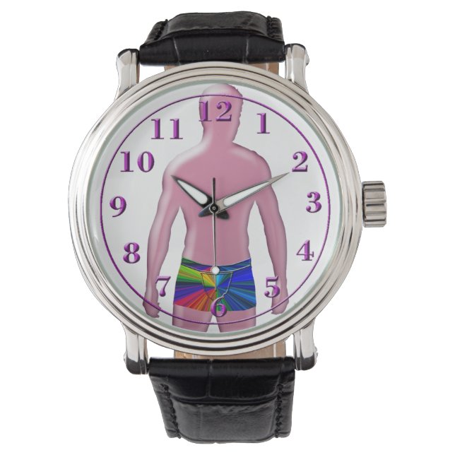 Man Posing Watch Armbandsur (Framsida)