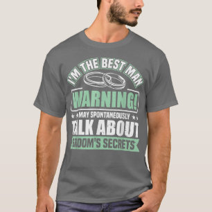 Män pratar om brudgummens hemligheter Siltparty T Shirt