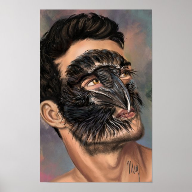 Man Raven Affisch (Framsidan)