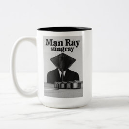 "Man Ray Stingray" Två-Tonad Mugg