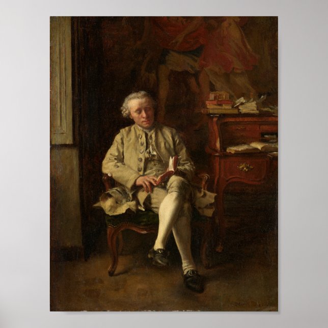 Man Reading Poster (Framsidan)