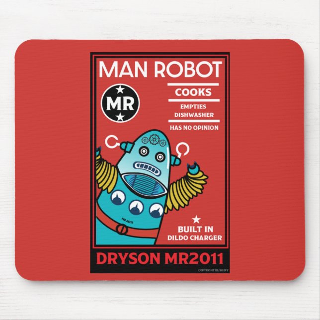 Man Robot Perfekten Man Musmatta (Framsidan)