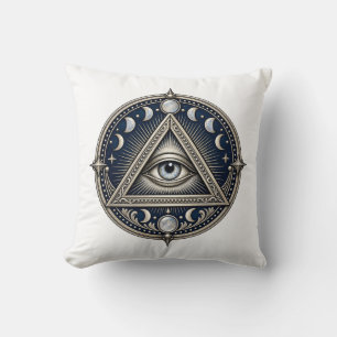 Mån Silversk Throw Kudd Kudde