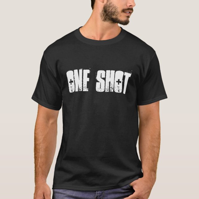 Man sköt en döda tee shirt (Framsida)