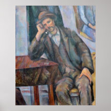 Man Smoking a Pipe - Paul Cezanne - c1893