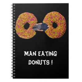 Män som äter Donuts ! Anteckningsbok