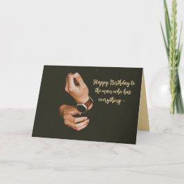 MAN SOM HAR ALLT ANNIVERSARKORT TACK KORT