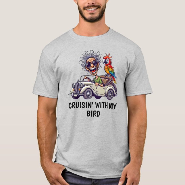 Man som kör t shirt (Framsida)