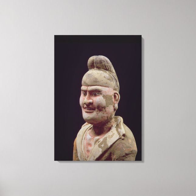 Man som reser längs Silke-rutten, närmare uppgifte Canvastryck (Framsida)