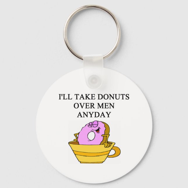 man som skämtar med kvinna nyckelring (Framsida)