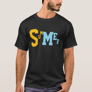 Män Sommar Vibes Grafik T-shirt Minimalistisk T-sh