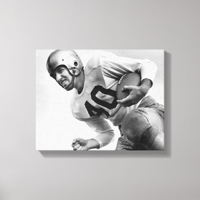 Man spelar fotboll canvastryck (Framsida)