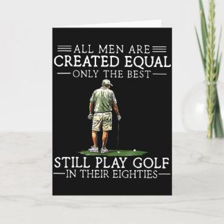 Män spelar golf åttiotal rolig golfare golfar  kort