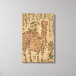 Man spelar triangel på Camel Canvastryck