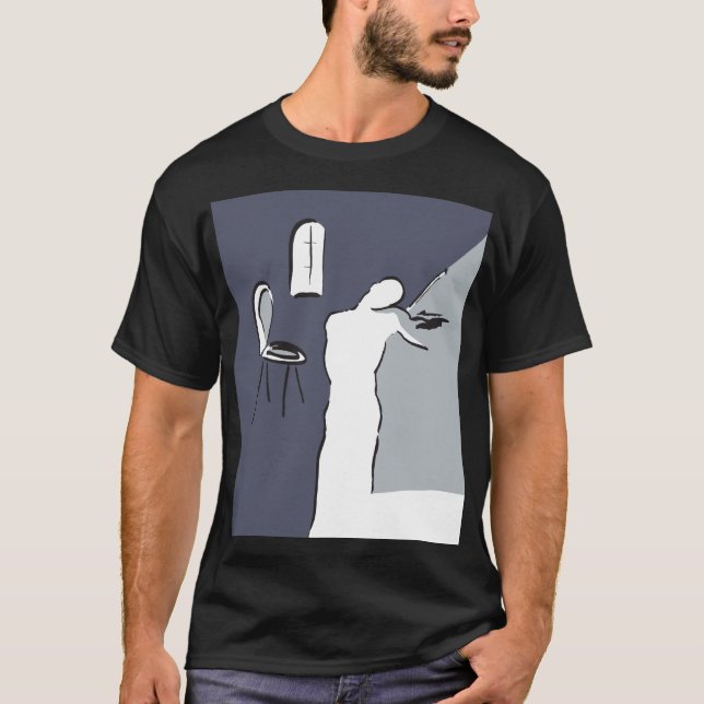 Man spelar Violin T Shirt (Framsida)