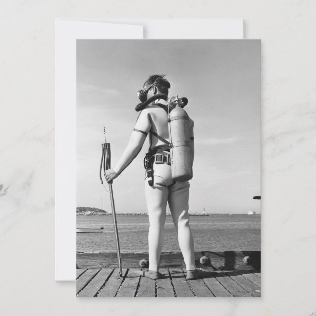 Man står på Pier (Framsida)