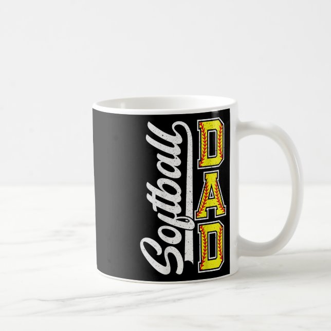 Män Stolta Mjukt Pappa Pappa Tränare För Dotter So Kaffemugg (Höger)