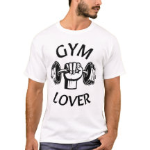 Män t-shirt och gymälskare